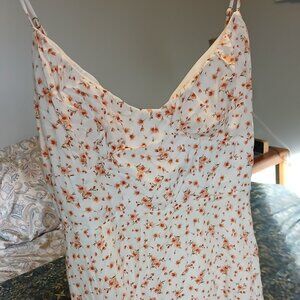 Altar'd State Floral Mini Dress Size Large (Fits more like a medium)